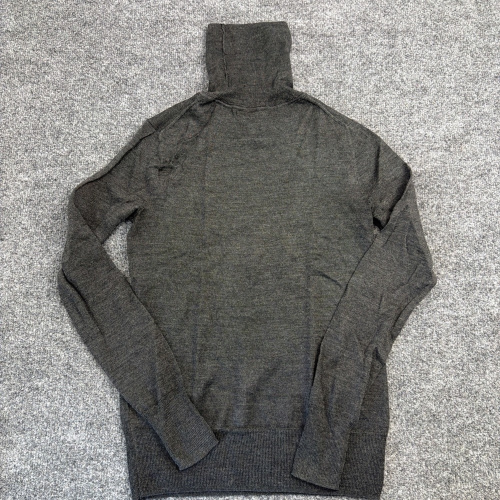 J Crew Mercantile Women's 2XS Gray Merino Wool Blend Turtleneck - Picture 5 of 6